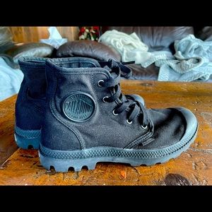 Palladium canvas high tops. Brand new!